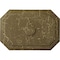 Ekena Millwork Felix Ceiling Medallion, Hand-Painted Mississippi Mud Crackle, 25 1/4"W x 17 1/4"H x 1 3/4"P CM25FEMMC - alternate 1